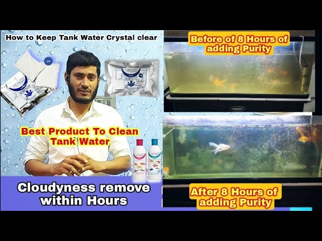 CrystalWater  Quickly and reliably eliminates clouding from aquarium water  within a matter of hours 