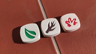 Original abstract strategy game: Leaves