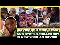 Davido, Olamide, Rema and others chilled out in New York as Davido calls out disrespect to  Chioma