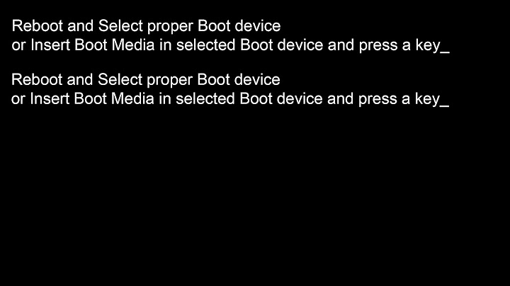Lỗi laptop reboot and select proper boot device năm 2024