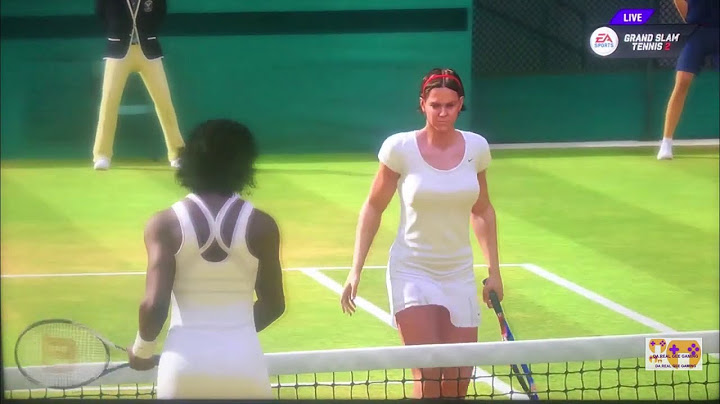 GRAND SLAM TENNIS 2 EA SPORTS FADES & FANTASY CLASSICS SUPERSTAR LEVEL S. Williams VS L. Davenport 2