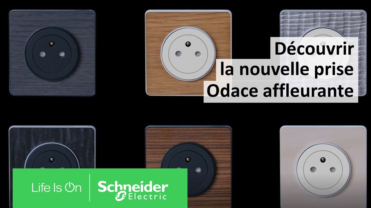 La nouvelle prise Odace Affleurante, l'astuce design et anti-poussière