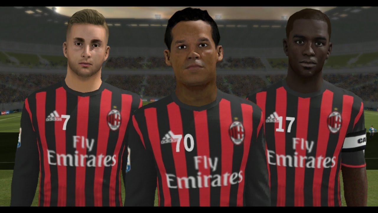 Plantilla Del AC Milan 201617 Caras & Faces Dream League Soccer . YouTube Plantilla Del AC Milan 201617 Caras & Faces Dream League Soccer . YouTube