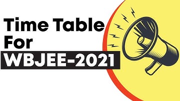 Breaking News - WBJEE 2021 Application form date and Detail out