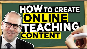 Hoe je online video-lesinhoud maakt