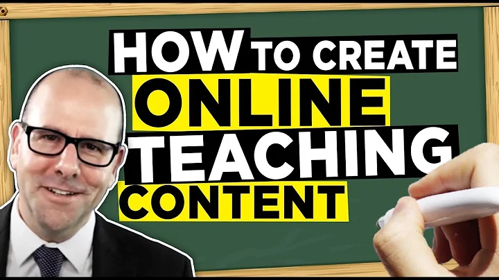 How to create online video teaching content