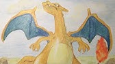 Paint Pokemon Xy ぬり絵 リザードン ポケモンxy 色ぬりしてみた 16 Paint Vol 490 Youtube
