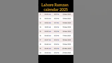 Calendar 2025 Lahore Ramzan Calendar 2025 Lahore Ramzan Calendar Lahore Sehr O Iftar Time Today 