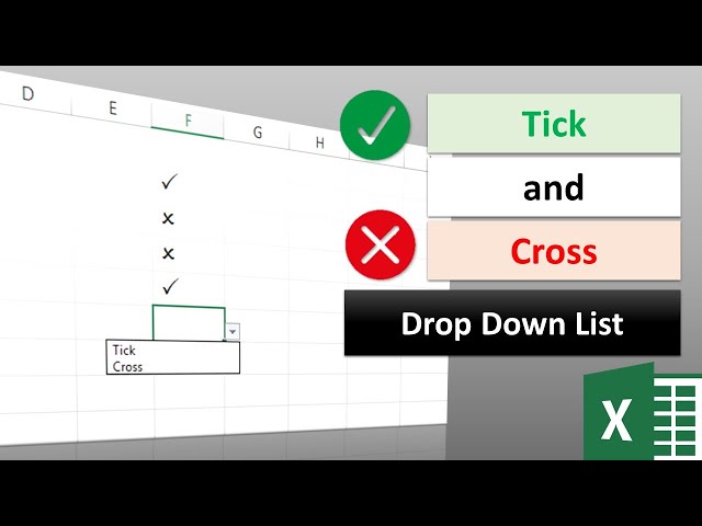 How do I – Get Ticks and Crosses in an Excel Table? – SiPhi
