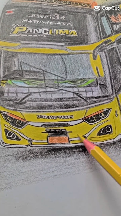 menggambar bus panglima nih full basuri 🤩🎺🎺🎺#menggambarbus #buspanglima #sanjayatrans