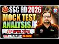 SSC GD Vacancy 2026 | SSC GD Mock Test 2026 | SSC GD Mock Test Analysis 26 April By Ankit Bhati Sir