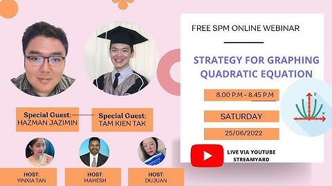 SPM Seminar-Mastering Quadratic Equation