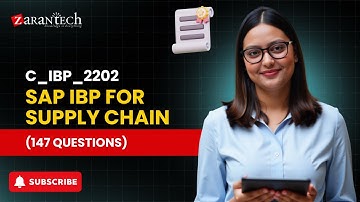 C_IBP_2202 - SAP IBP for Supply Chain (147 Questions) | ZaranTech DotCom