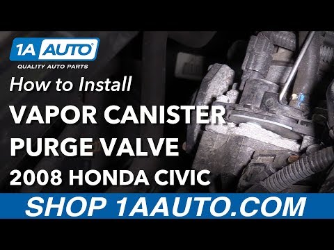 How to Replace Vapor Canister Purge Valve Evap Solenoid 06-10 Honda Civic