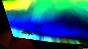 Disintegration: Northern Lights Clouds in Unity