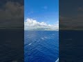On regal princess cruise ship leaving Saint Martin