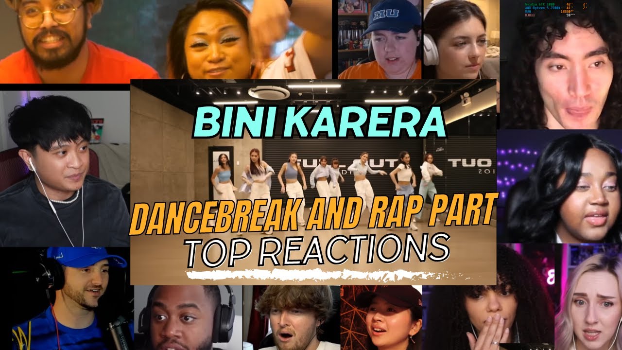 Bini Karera Dancebreak and Rap Part - Top Video Reactions Compilation