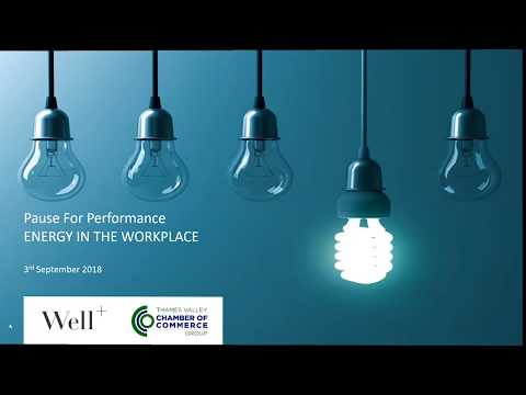 Pause for Performance - A Health & Well Being Webinar