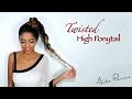 Twisted High Ponytail - HAIR TUTORIAL | ARIBA PERVAIZ