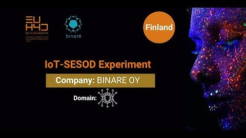 IOT-SESOD Experiment - EUH4D Cross-Border Data Driven experiments programme 2021