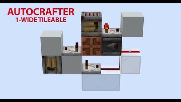1-Wide Tileable Precision Autocrafter (1.21+)