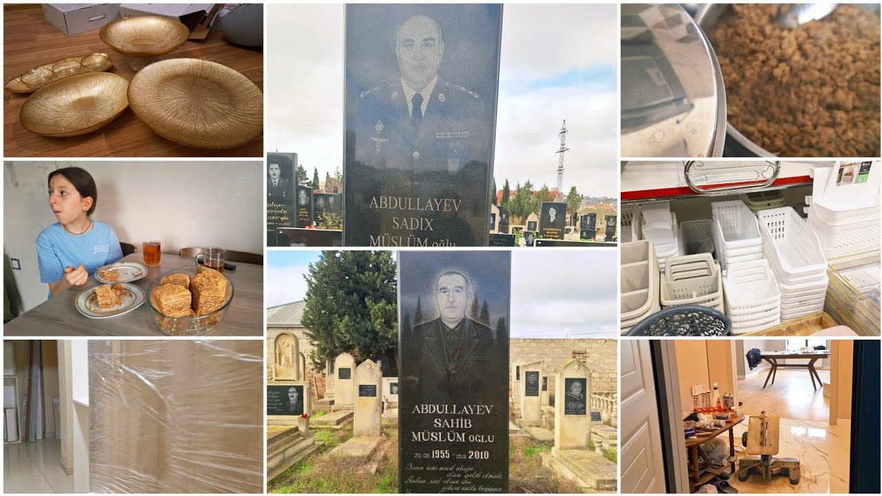 VLOG523 #gəlinin xırda cer-cehizi😊💜 #mebellər gəldi #qəbirstanlığa getdim🥀