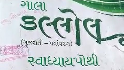 std 2 kallol ch 5 swadhyay pothi | dhoran 2 kallol path 5 | New noble tintoi