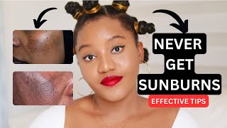 HOW TO TREAT AND GET RID OF SUNBURN & HYPERPIGMENTATION PERMANENTLY FOR A BRIGHT AN EVEN SKIN-TONE screenshot 4