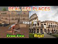 Real Life Places In Free Fire | Free Fire All  Map In Real Life