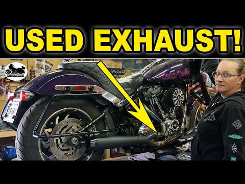 Saving a used Harley-Davidson Softail Exhaust | Full Reconditioning Process