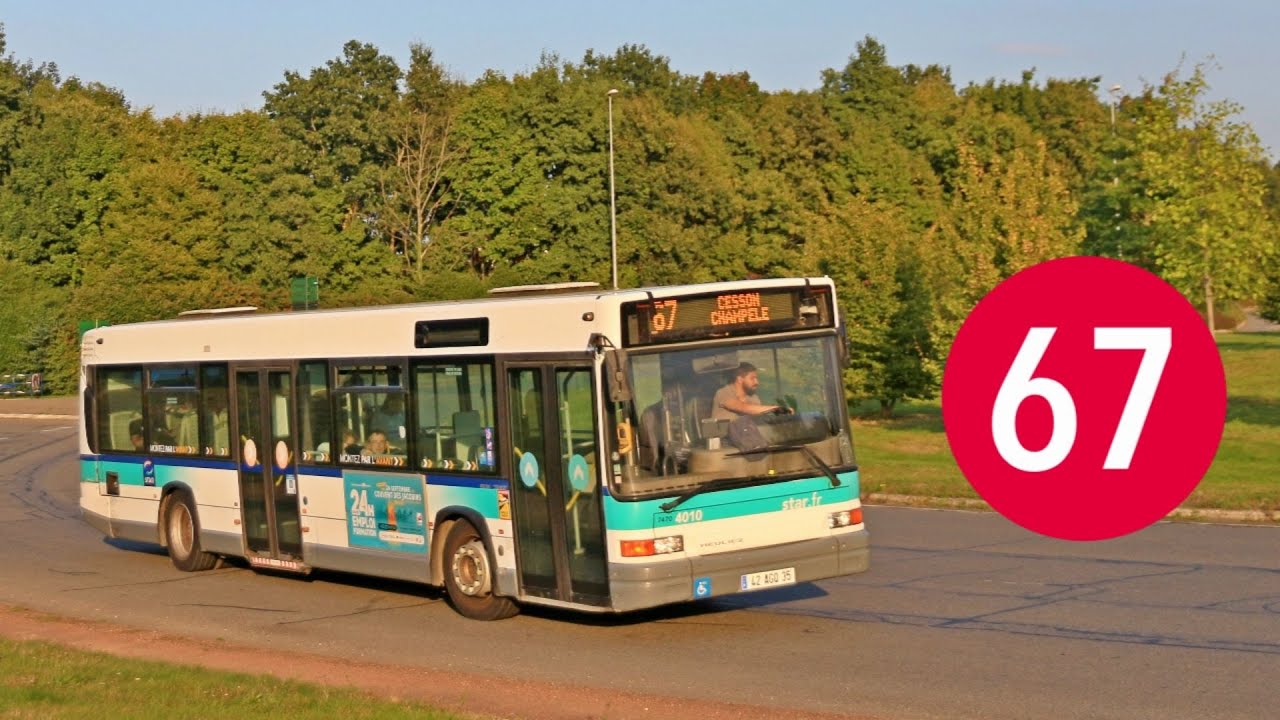 Heuliez GX 317 €3 N°4010 - Ligne 67 - Réseau STAR - Rennes