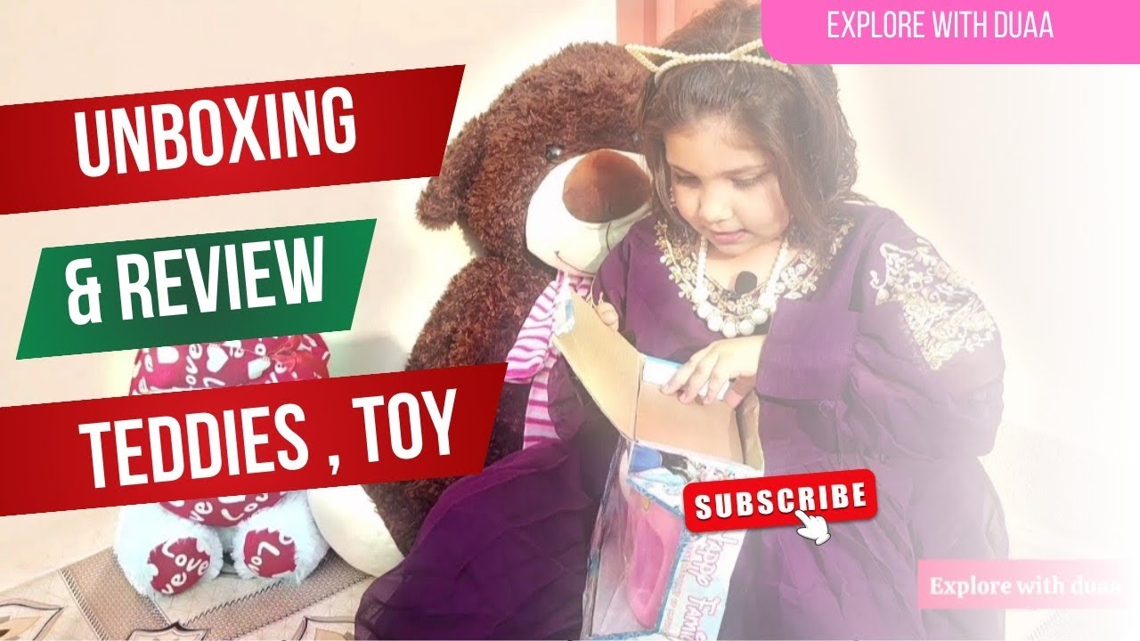 Unboxing my teddies and cake making machine toy 🧸🍰