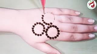 The easiest new Indian henna engraving method for beginners... أسهل طريقة لنقش الحناء هندي