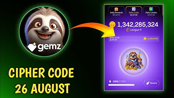 Gemz Daily Code Today 26 August | Gemz Daily Cipher Code Today  | Today Gemz Cipher Code #gemz