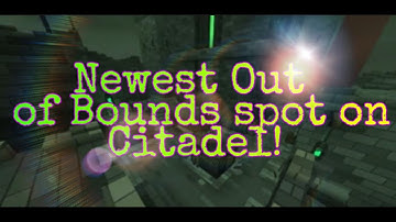 *New* Out-of-Bounds Glitch Area on Citadel! [krunker.io]