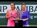 Simona Halep vs Jelena Jankovic IW 2015 Highlights