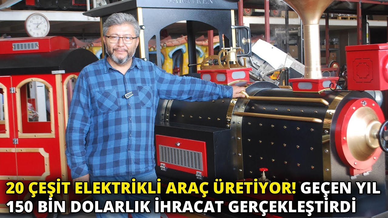 Ürettiği elektrikli tramvay ve faytonları tam 22 ülkeye satıyor