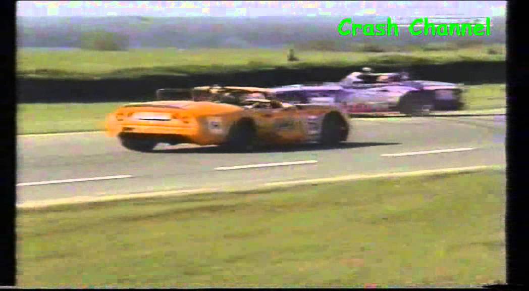 Tvr Tuscan Challenge Steve Cole Crash Snetterton 2000 - YouTube