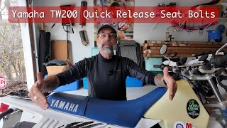 Yamaha TW200 Quick Release Seat Bolts