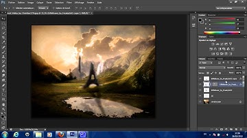 Speed Art -  "The Eiffel Tower in nature"