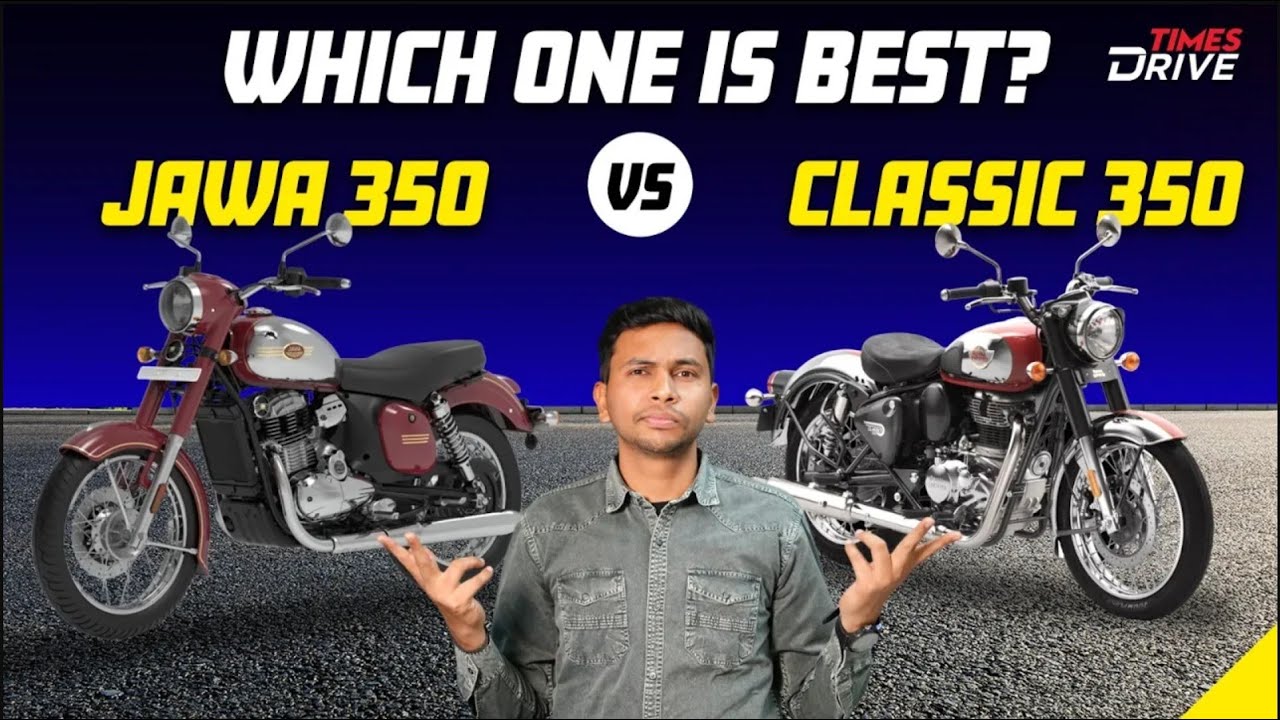 Jawa 350 vs RE Classic 350 Battle of the Retro Titans  Looks, Features  More  Hindi Comparison