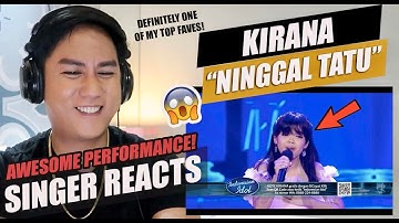 KIRANA - NINGGAL TATU (Didi Kempot) - Indonesian Idol 2021| SINGER REACTION