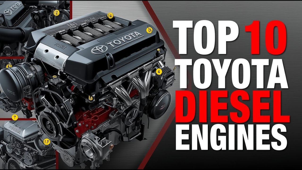 Top 10 Toyota Diesel Engines - YouTube