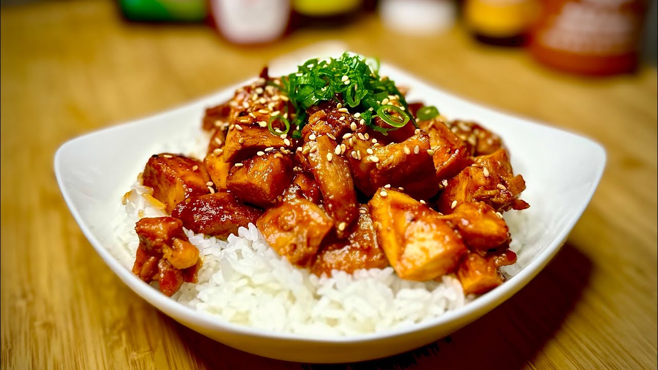 How to make - Korean style BBQ chicken (sweet and spicy) - YouTube