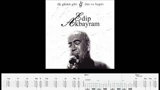 Edip Akbayram - Aldirma Gonul Gitar Ritm Ve Solo Tab