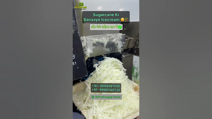 Sugarcane+Korean Icecream Combo 🙌🏻🍨😲 | Call Now (Korean machine: +91- 9898031149+91- 9898065017)