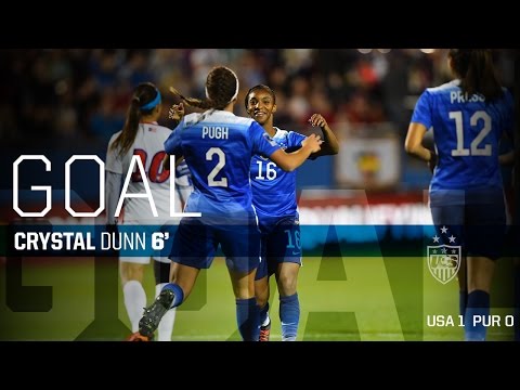 WNT vs. Puerto Rico: Crystal Dunn Goal - Feb. 15, 2016