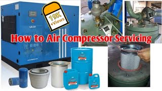 How To  Air Compressor Servicing