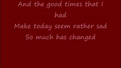 Thumbnail of Yesterday Once More with Lyric