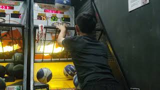 Street Basketball Arcade with Sonic All Stars basketballs (5 Balls Demo) & GREAT quality chain net